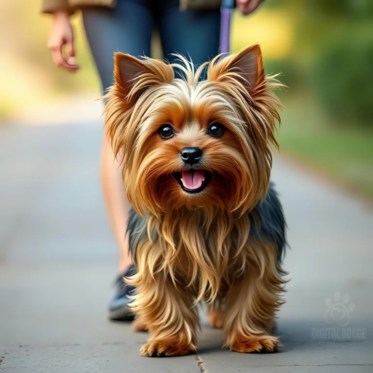 Yorkie Training Walking